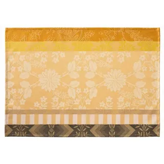 Le Jacquard Francais Platzset Beschichtete Tischsets (2x Set) Gipsy Désert 36x50 cm, (Set, 2-St), beschichtet gelb