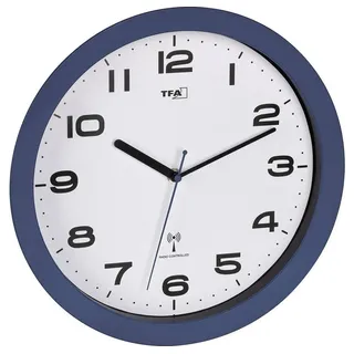 TFA Funk Wanduhr 50 cm 60.3554.05 Rot