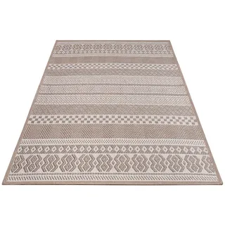 KADIMA DESIGN Teppich Kurzflor 80 x 150 cm Beige