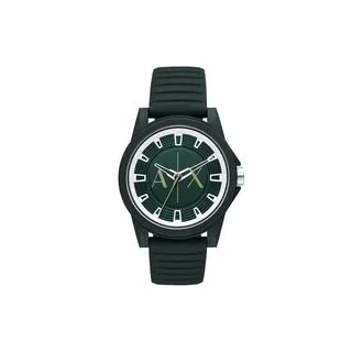 Armani Exchange Uhren - Armani Exchange Three-Hand Silicone Watch - Gr. unisize - in Grün - für Damen