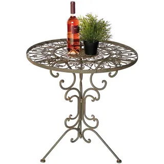 DanDiBo Ambiente Bistrotisch Ø 70 x 75 cm Braun