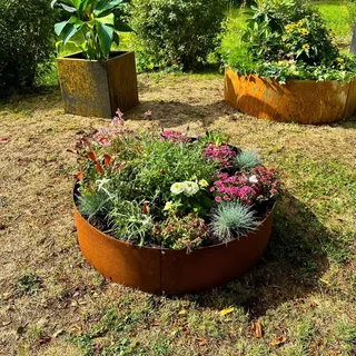 Czaja Pflanzring Ø 100 cm Edelrost - Baumring Hochbeet Rost Pflanzgefäß Pflanzkübel Metallring Kräuterbeet Stahlring Stahl Ring