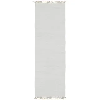 benuta basic Kurzflor Teppich aus recyceltem Material Tom Cream 70x200 cm - Moderner Kurzflor-Teppich für Wohnzimmer