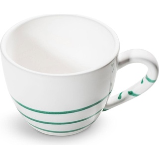 Gmundner Keramik, Teekanne, Pur Geflammt Grün Teetasse Maxima (0,4L)