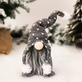 Weihnachtselfen-dekoration, Weihnachtsschmuck, Thanksgiving-geschenke, Plüsch-schwedische Wichtel, Nisse Tomte Figuren, Puppentisch, Niedliche Kleine Graue