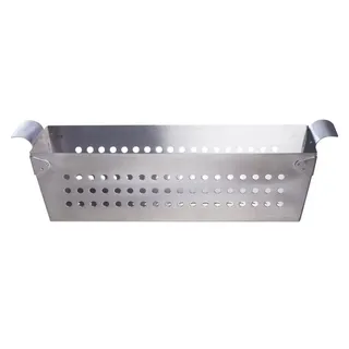 All'Grill Gemüsekorb 30 x 13 x 9 cm Edelstahl weiß