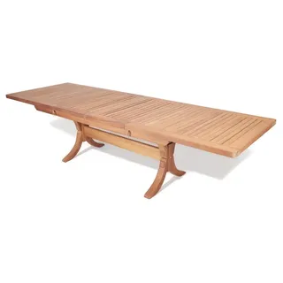 aea Gartentisch 200 x 100 x 85 cm Braun