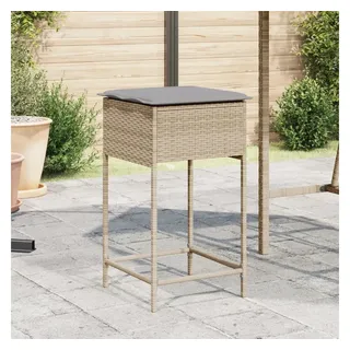 vidaXL Gartenstuhl 42 x 40 x 76 cm beige 2 St.