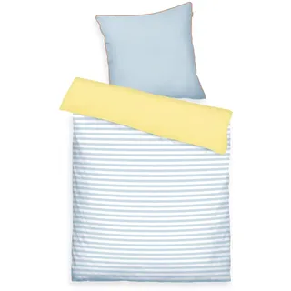 Tom Tailor Perkal Wendemotiv Gelb 155 x 220 cm + 80 x 80 cm