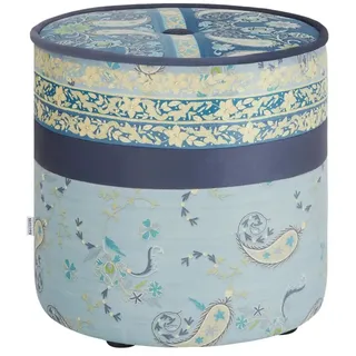 bassetti by SCHRÖNO Pouf  Tinetto ¦ blau ¦ Maße (cm): H: 44  Ø: 43.0