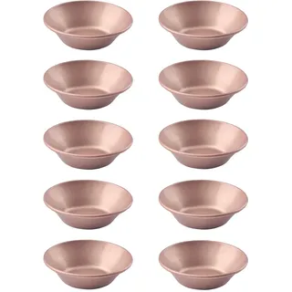 10 Stück ZONADAH Eierkuchenformen aus Kohlenstoffstahl, rund, Puddingform, Kekse, Obstkuchen, wiederverwendbare Cupcake- und Muffin-Backförmchen, Törtchenformen, DIY-Bäckereibedarf