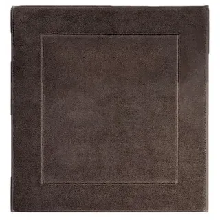 Aquanova Badteppich London 60 x cm Baumwolle Braun Dunkelbraun