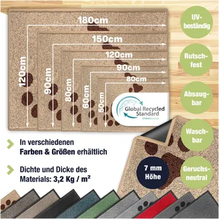 Kesser Schmutzfangmatte 60 x 90 cm Rosa