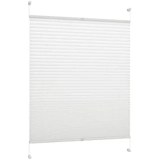 DécoProfi Plissee Klemmfix 65 x 220 cm weiß