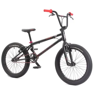 KHE COSMIC AL 20 Zoll BMX Freestyle Aluminium, 10,6kg, Aluminiumrahmen, V-Bremsen, 360° Rotor schwarz