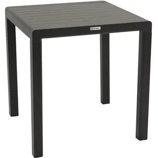 DEGAMO Bistrotisch 70 x 70 x 74,5 cm Anthrazit