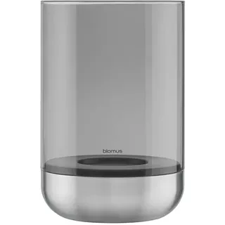 BLOMUS Windlicht Calma Edelstahl Silber