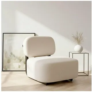 Home affaire Loungesessel LIORAN Designsessel mit filigranem Holzgestell, Designklassiker, modern und zeitlos schwarz