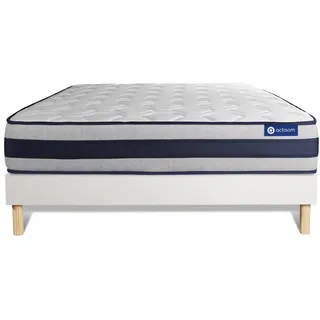 BETT Actimemo ergo Memory-Schaum 180 x 220 cm h3 - Kit Bettgestell Weiß