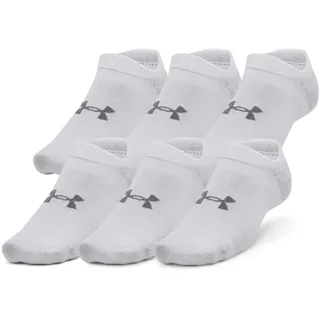 6er Pack UNDER ARMOUR Essential Füßlinge 101 - white L (42-47.5)