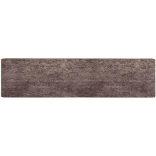 vidaXL Teppichläufer MARSA Grau 450 x 80 cm Polyester und PVC