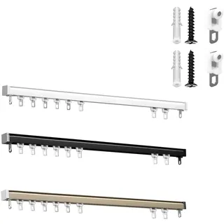 Gardinenstange - Vorhangstange 60cm/170cm/250cm/380cm/550cm Raumteiler Vorhangstange für Gardinen, Vorhänge Raumteiler Raumteiler (Gold, 60cm)