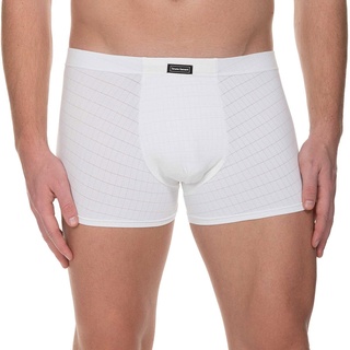Bruno Banani Herren Boxershorts, Vorteilspack - Short Check Line 2.0 Weiß 2XL 3 Boxershorts (3x1B)