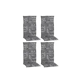 Beo Saumauflage für Hochlehner Bellona grau Polyester-Mischgewebe B/H/L: ca. 50x6x118 cm 4er Set - grau