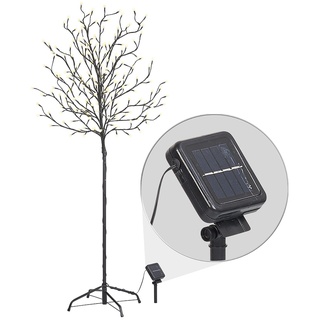 XL-Solar-LED-Lichterbaum mit 200 beleuchteten Knospen, 150cm, IP44