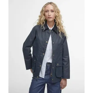 Barbour Acorn Waxed Jacket - Mantel - Damen Navy UK 16 / XL