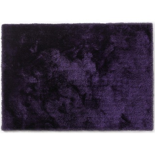 Tom Tailor Hochflor-Teppich Soft Uni purple 85 x 155 cm
