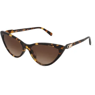 Michael Kors MK2195U Damen-Sonnenbrille Vollrand Butterfly Acetat-Gestell, Havanna