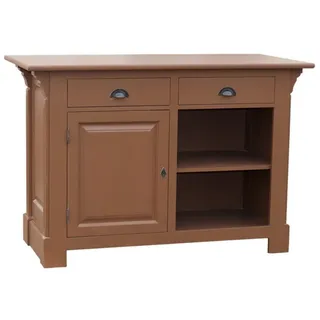 Casa Padrino Landhausstil Theke Braun 140 x 68 x H. 95 cm - Landhausstil Möbel