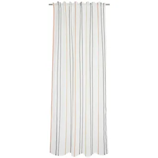 Esprit Halbtransparenter Schlaufenvorhang TOMMY (1 St.), mit zeitlosem Längsstreifen ESPRIT sand/natur/blau 250 cm