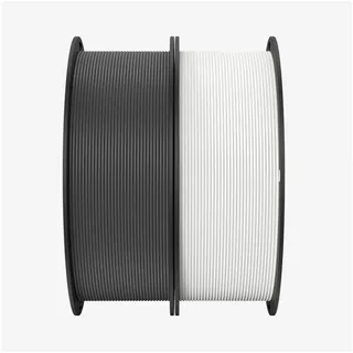 Creality Ender-PLA Filament Value Pack Weiß/Grau, 3D-Filament 2 kg,