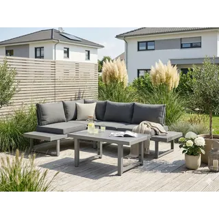 Konifera Hamburg Gartenlounge-Set grau