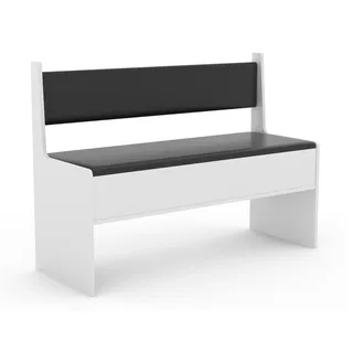VCM Truhenbank Esal Weiß 110 x 42 x 80 cm