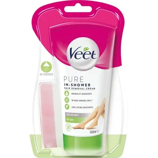 Veet Dusch-Haarentfernungscreme trockene Haut Enthaarungscreme 150 ml