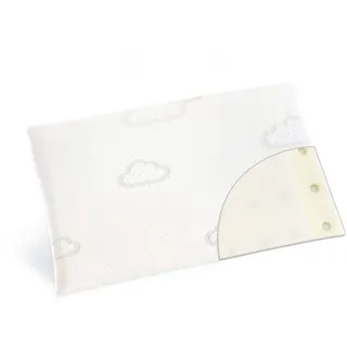 Träumeland Babykopfkissen Wolke 25 x 40 cm Weiß