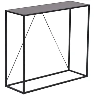 [en.casa] Austevoll Konsolentisch 90x30x80cm schwarz