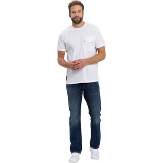 Cross Jeans Herren Jeans Dylan Regular Fit Blau 099 Normaler Bund Reißverschluss W 34 L 30