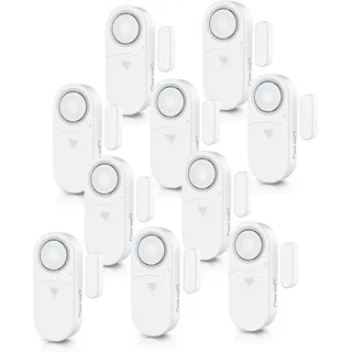 Bearware Fensteralarm 120 dB Alarmsensor Tür und Fenster Einbruchschutz