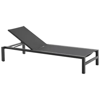 Niehoff Flad Sonnenliege 200 x 81 x 35,5 cm Schwarz