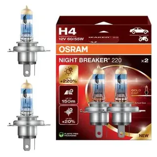 Osram Night Breaker 220 H4 2 St.