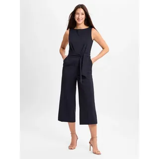 Betty Barclay Jumpsuit mit Bindegürtel, marine 42