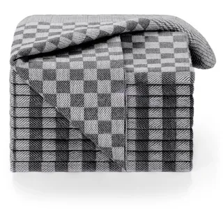Blumtal Geschirrtuch Schwarz, Textil, Kariert, Quadratisch, 50x70 cm, Oeko-Tex®, Kochen, Geschirrtücher - Schürzen, Geschirrtücher