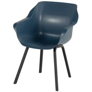 Hartman Sophie Sessel Aluminium/Kunststoff Blau - Schwarz