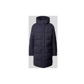 Steppmantel mit Label-Detail Modell 'COSMO', Marine, XXL