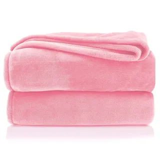 heimtexland Kuscheldecke 130 x 170 cm Rosa