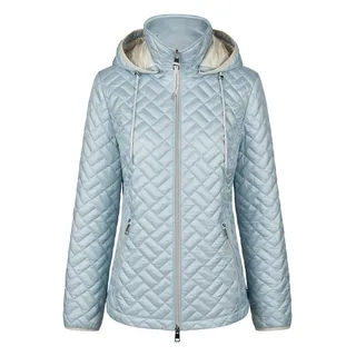 Barbara Lebek Steppjacke Damen mit abnehmbarer Kapuze, leichte Übergangsjacke oder Frühlingsjacke mit abnehmbarer Kapuze - 48